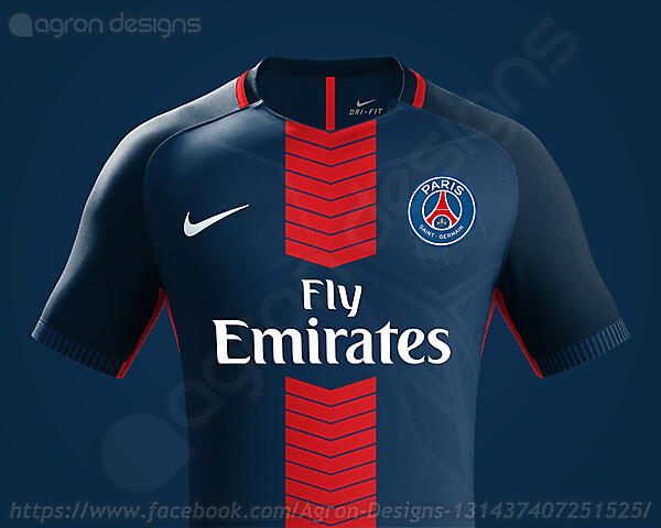 Nike Paris Saint-Germain Fc 2017-18 Home Kit Based On Leaked Images