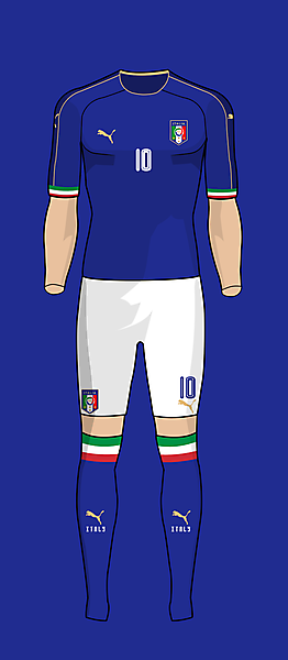 Italy x Puma - Home kit concept