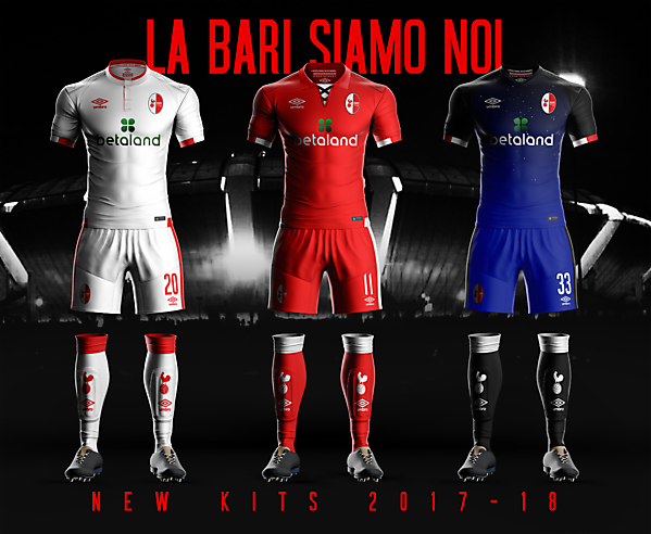 FC Bari 17-18 concept kits