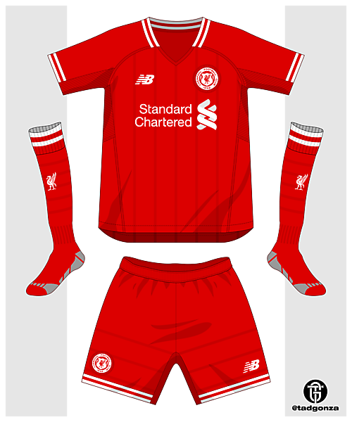 Liverpool F.C. 125th Anniversary home