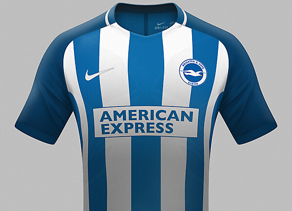 Brighton and Hove Albion kit 2017/18