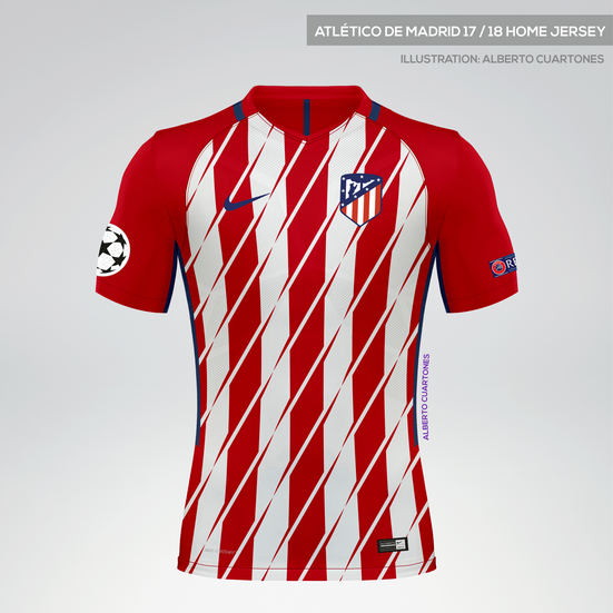 Atlético de Madrid 17/18 Home Jersey