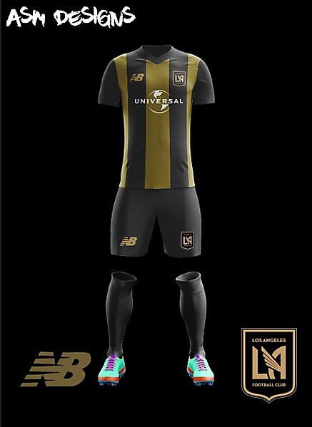 LAFC 2018 Home Kit New Balance 