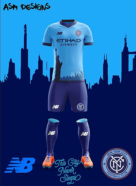 New York City FC 2018 New Balance Home KIt