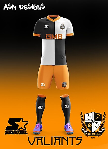 Port Vale F.C. Starter 2018 Home Kit