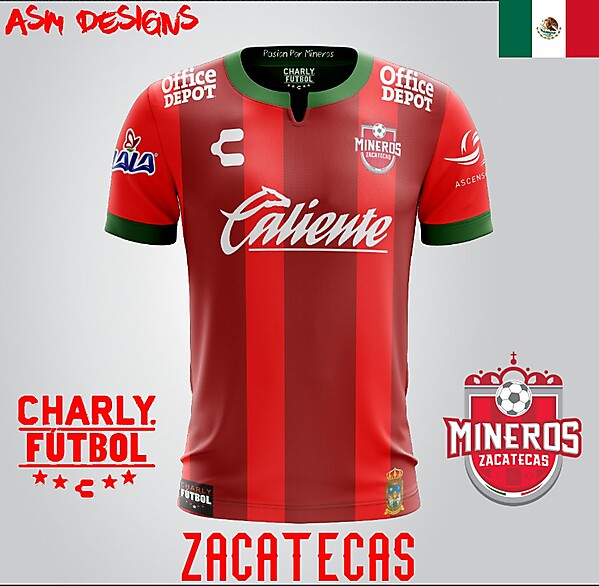 Mineros de Zacatecas Charly 2018 Home kit