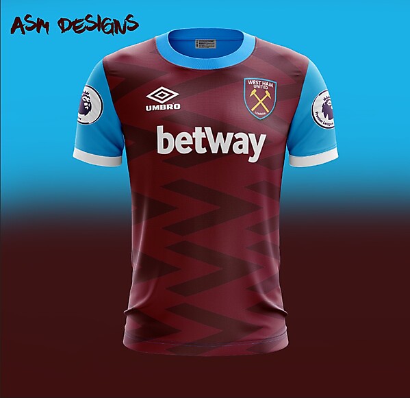 West Ham United F.C. 2018 Umbro Home Kit