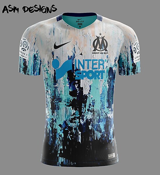 Olympique de Marseille Nike 2018 Home Kit
