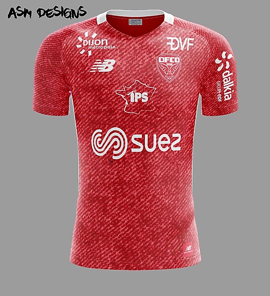 Dijon FCO New Balance 2018 Home Kit