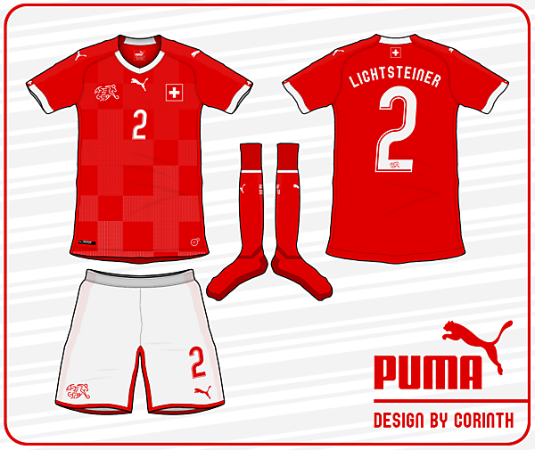 Switzerland 2018 World Cup Home Kit