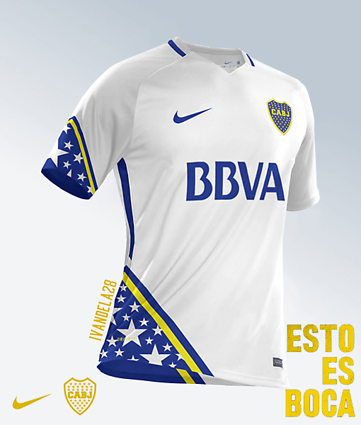 Boca Jrs Away Kit Nike v2