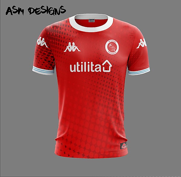 Wycombe Wanderers F.C. Kappa 2018 Away kit