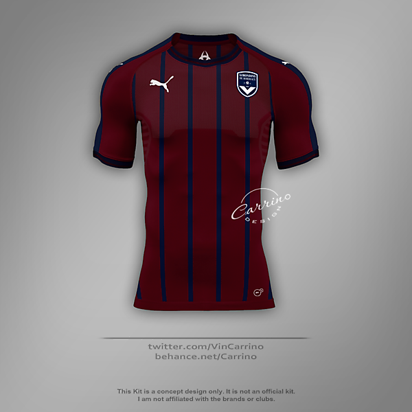 FC Girondins de Bordeaux Third Jersey | Concept Design