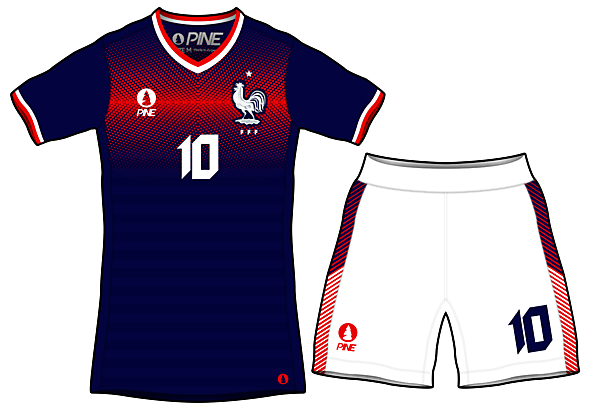 France 2018 WC Home Concept Kits by Pine