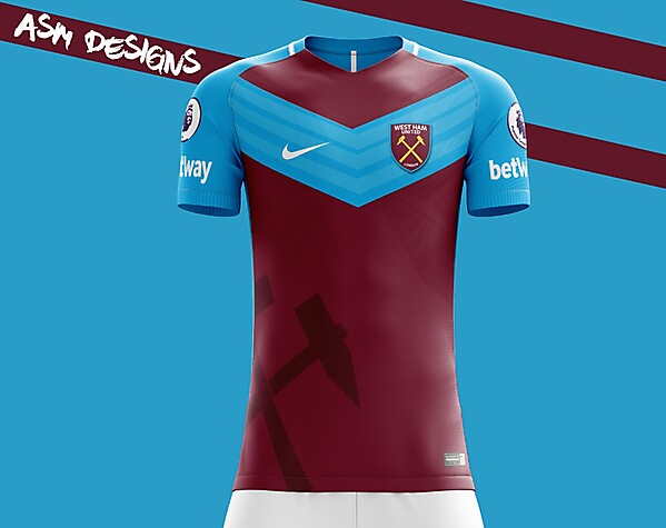 West Ham United F.C. Nike 2018 Home Kit