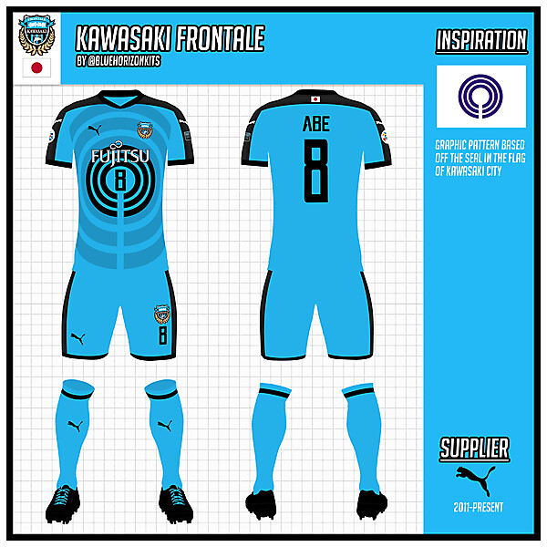 Kawasaki Frontale Home Kit (Asian Champions League Version)