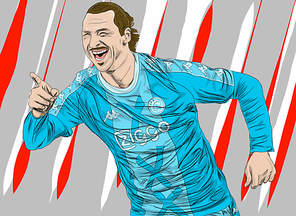 Zlatan x AFC Ajax x Kappa - Away Kit