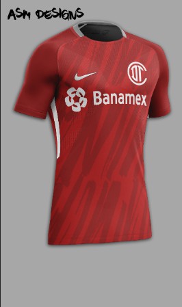 Deportivo Toluca F.C. Nike 2018 Home Kit