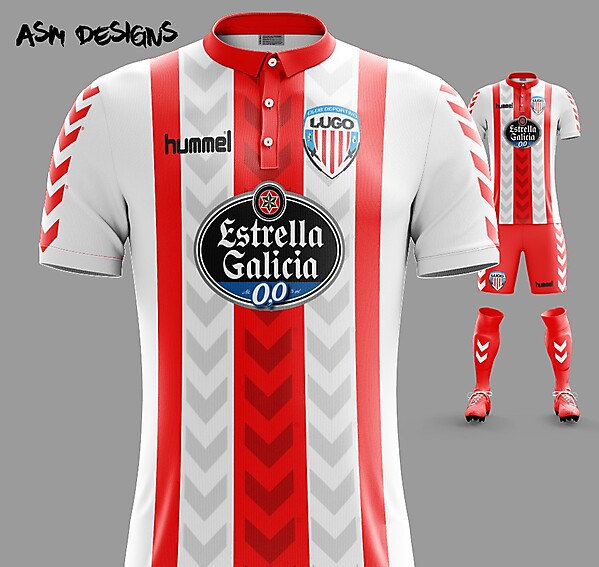 CD Lugo Hummel 2018 Home Kit
