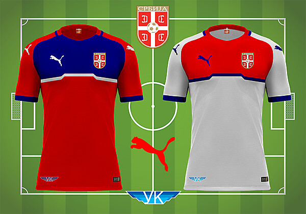Serbia Puma Home Away Kit