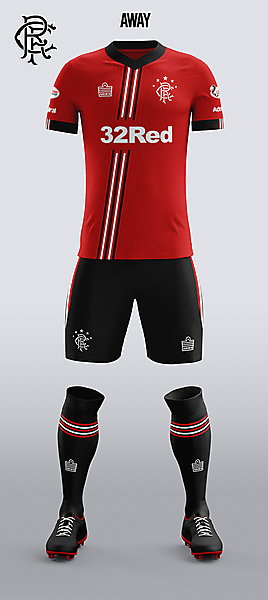 Rangers x Admiral - Away Kit