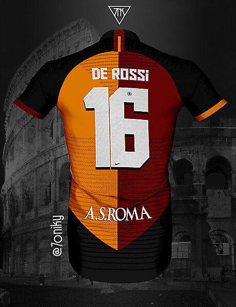 AS ROMA BACK DE ROSSI