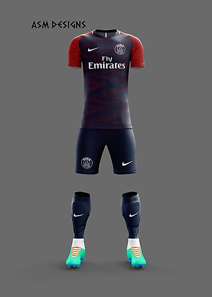 Paris Saint-Germain F.C Nike 2019 Home Kit
