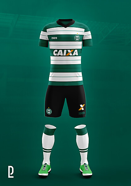 Coritiba - third kit - hoops