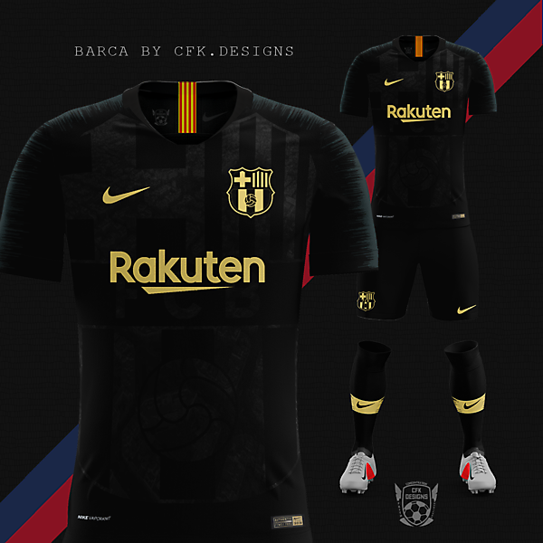 FC BARCELONA CONCEPT THIRD KIT WITH THE NEW LOGO ¨BY CFK.DESIGNS¨