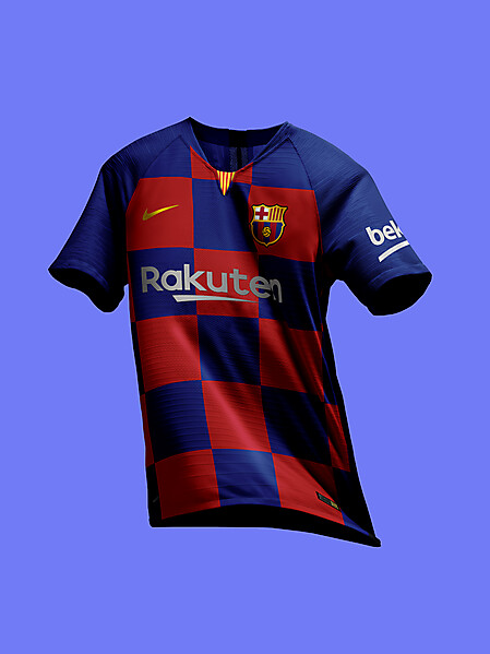 Nike FC Barcelona 2019-20 Plaid Jersey Preview