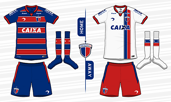 Fortaleza EC Home and Away kits