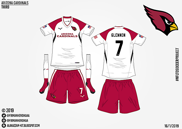 #NFLtoSoccerProject - Arizona Cardinals (Away)