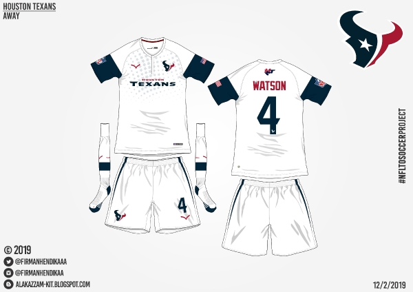 #NFLtoSoccerProject - Houston Texans (Away)