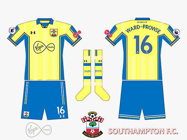 	Southampton FC Away Kit 2019/2020 Retro V.2