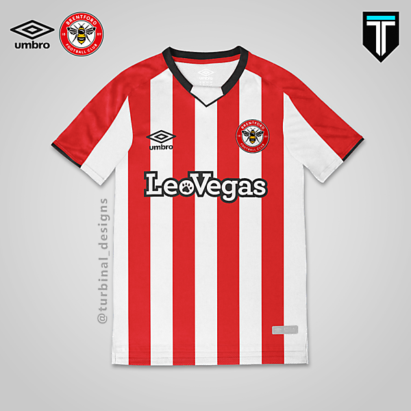 Brentford x Umbro - Home Kit