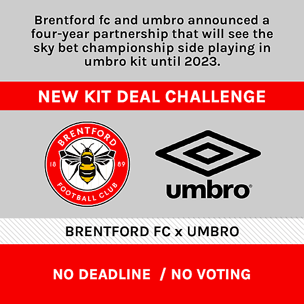 Brentford FC x Umbro KIt Design Challenge