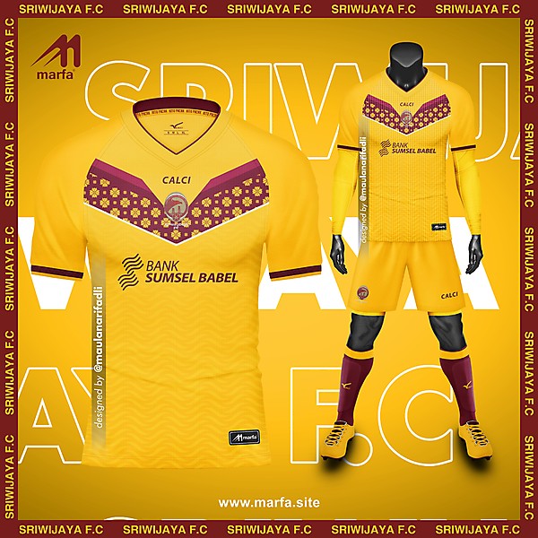 SRIWIJAYA F.C FANTASY HOME KIT CONCEPT