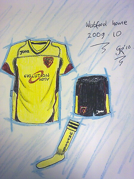 Watford home kits recent history