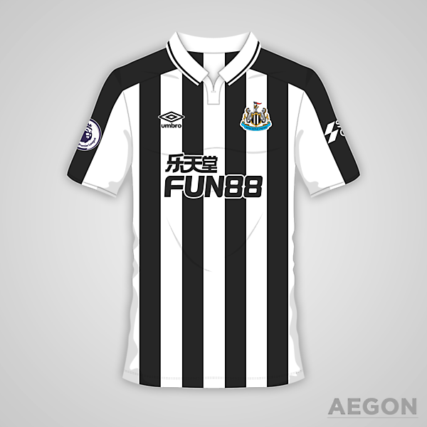 Newcastle United Umbro Home Kit
