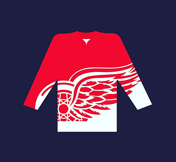 Detroit Red Wings soccer shirt long sleeve 