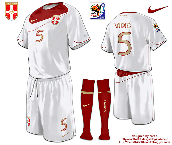 Srbija World Cup 2010 fantasy away