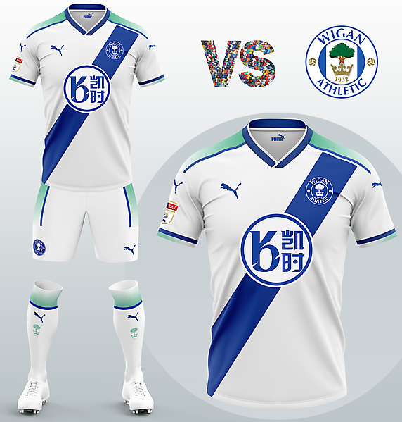 Wigan Athletic FC Third kit with Puma (Concept 2020/21)
