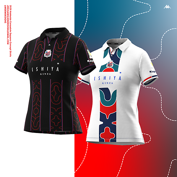 2021 Hokkaido Consadole Sapporo shirt concepts 