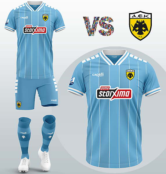 AEK Athens FC Away kit with Capelli Sport (Concept 2020/21)