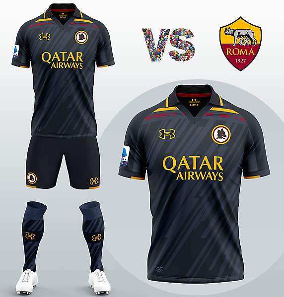 AS Roma Third kit with Under Armour (Concept 2020/21)