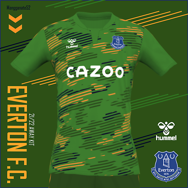 EVERTON HUMMEL 21-22 AWAY KIT