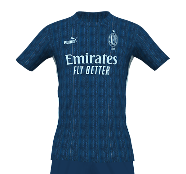 AC MILAN 21-22 FANTASY THIRD KIT (FRONT)
