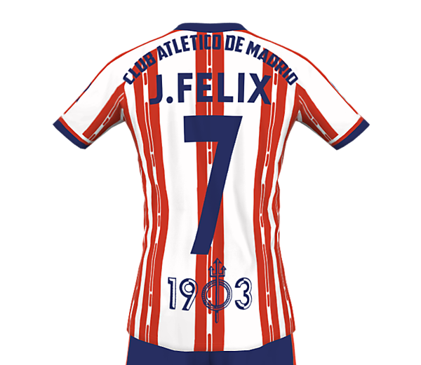 ATLETICO MADRID 21-22 FANTASY HOME KIT (BACK)