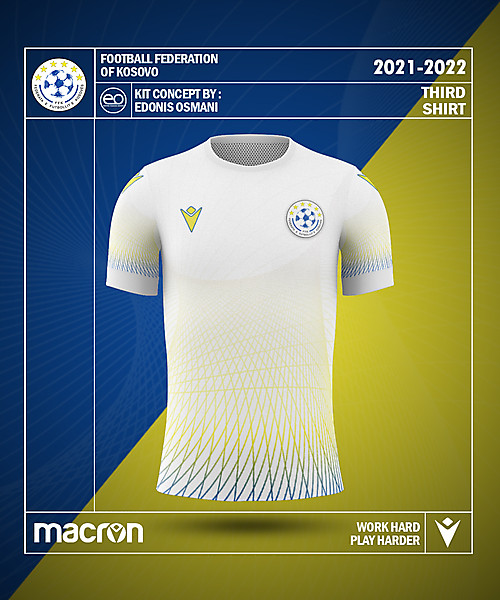 KOSOVOxMACRON - Kosovo Kit Concept - Third Kit 