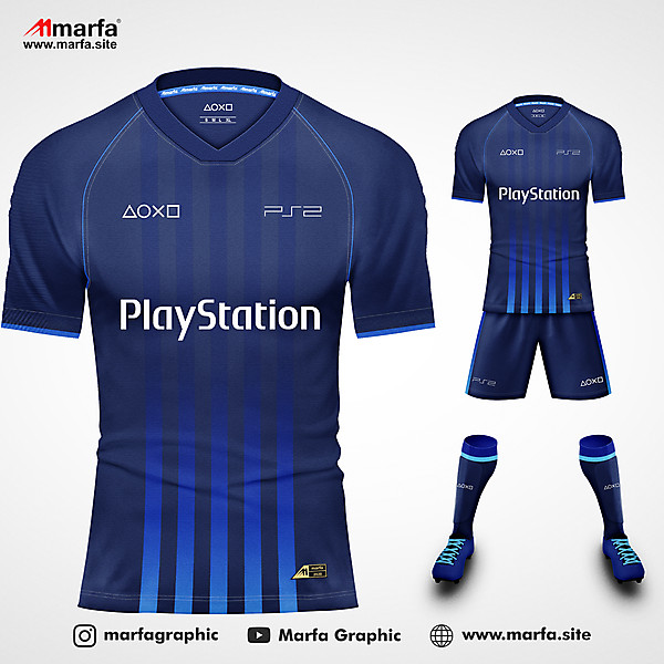 PLAYSTATION 2 (PS 2) FANTASY JERSEY KIT